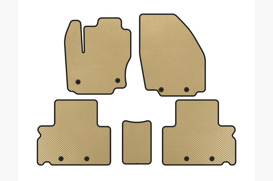 Ford S-Max 2007–2014 EVA avto preproge (Bež) Image