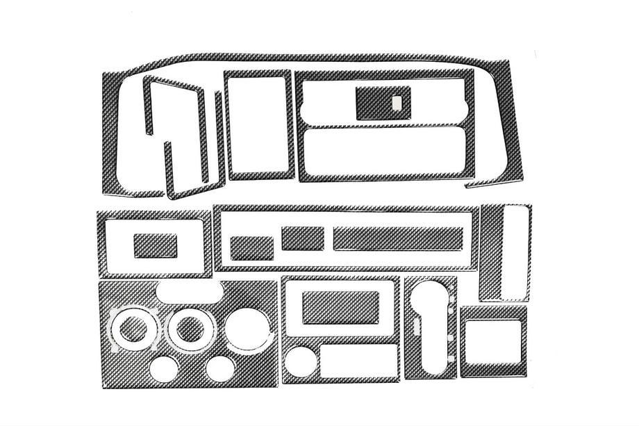 Volkswagen T4 Transporter 1990–2003 Obloge armaturne plošče (1996-1999) Karbon Fotografija 5