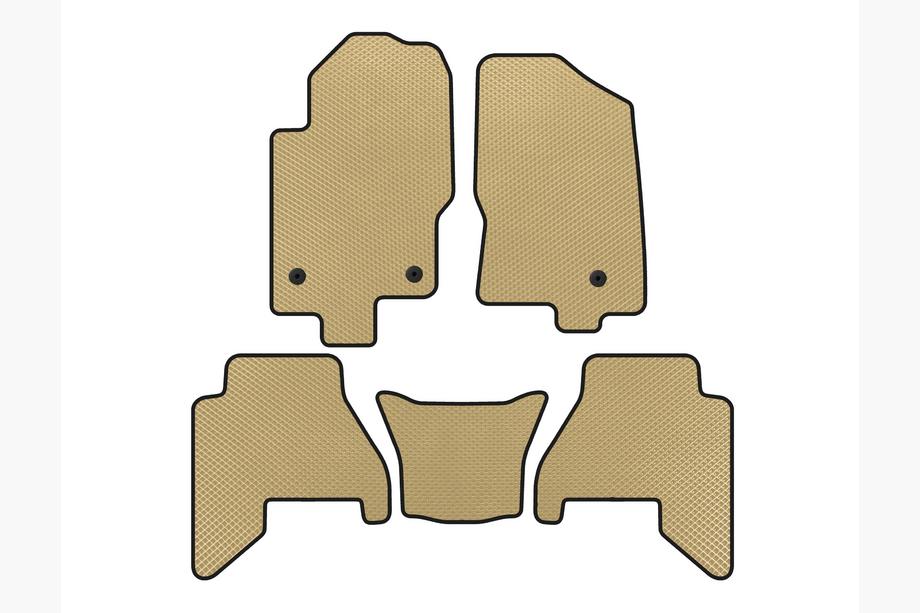 Nissan Pathfinder R51 2005–2014 Talne preproge EVA V2 (2 vrsti, bež, 2010-2014) Image