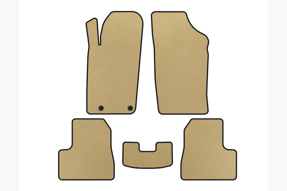 Peugeot 206 1998–2024 EVA preproge za kabino (2009-2013, Bež) Image