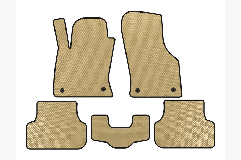 Seat Leon 2013–2020 EVA talne preproge (2013-2016, SW, Bež) Image