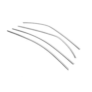 Zgornje okenske okrasne letve (4 kosi, nerjaveče jeklo) Toyota Corolla 2007–2013 fotografija 4