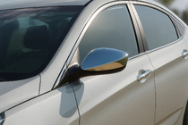 Hyundai Elantra (MD/UD) 2011–2015 Pokrovi ogledal brez smernika (2 kos, nerjaveče jeklo) fotografija 1