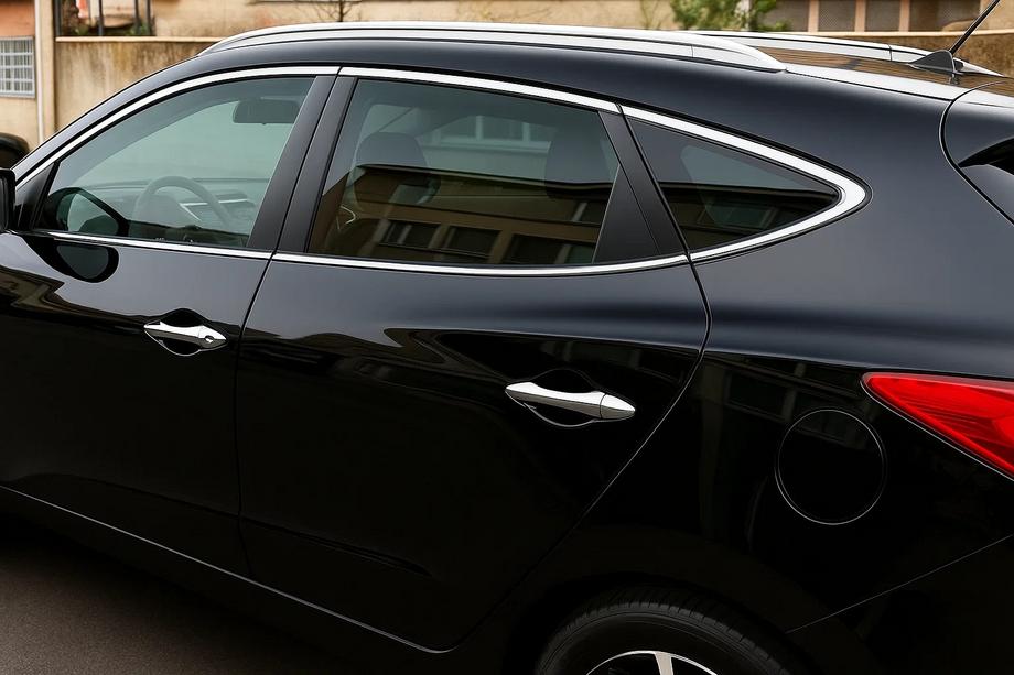 Hyundai IX-35 2010–2015 Komplet kromiranih okenskih obrob (10 kos, nerjavno jeklo) Image