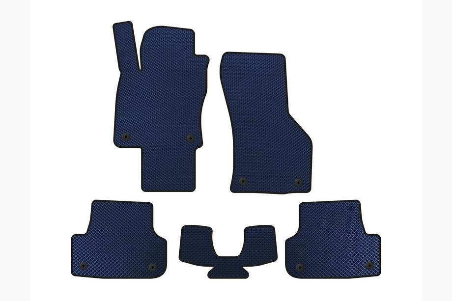 Audi A3 2012–2020 EVA preproge za notranjost (za E-tron, Sportback, modre) Image