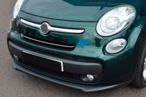 Fiat 500/500L 2013–2022 Okrasne letvice za masko (popstar, nerjavno jeklo) fotografija 1