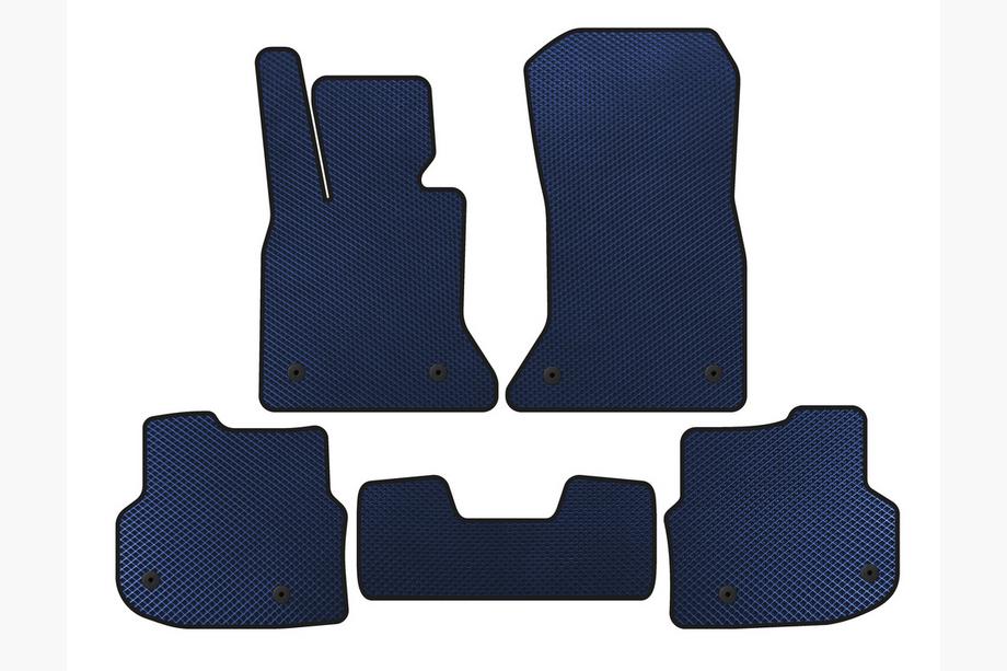 BMW serija 5 F10/F11 2010–2016 Talne preproge za kabino 2010-2013 (EVA, modre) Image