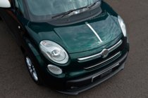 Fiat 500/500L 2013–2022 Okrasna letev za pokrov motorja (nerjavno jeklo) fotografija 2