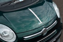 Fiat 500/500L 2013–2022 Okrasna letev za pokrov motorja (nerjavno jeklo) fotografija 3