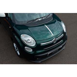 Okrasna letev za pokrov motorja (nerjavno jeklo) Fiat 500/500L 2013–2022 fotografija 2