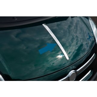 Okrasna letev za pokrov motorja (nerjavno jeklo) Fiat 500/500L 2013–2022 fotografija 1