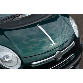 Okrasna letev za pokrov motorja (nerjavno jeklo) Fiat 500/500L 2013–2022 fotografija 3