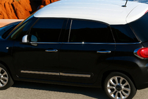Fiat 500/500L 2013–2022 Okenske letvice (6 kos, nerjaveče jeklo) fotografija 9