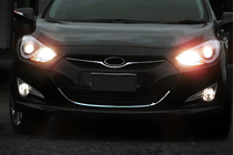 Hyundai I-40 2011–2019 Obroba maske (1 kos, nerjavno jeklo) fotografija 1