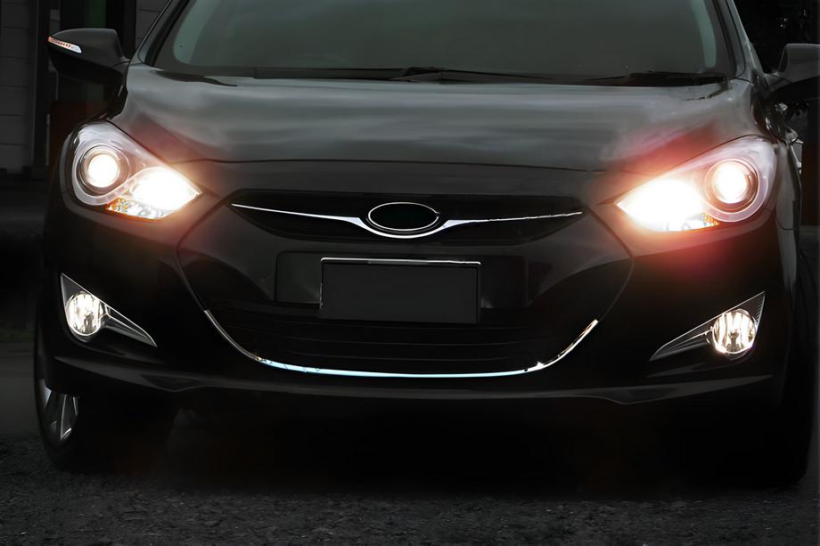 Hyundai I-40 2011–2019 Obroba maske (1 kos, nerjavno jeklo) Image