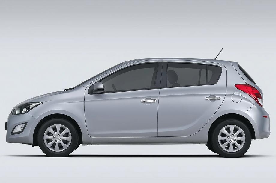 Hyundai I-20 2012–2014 Kromirane obloge kljuk vrat (4 kosi, nerjavno jeklo) Image