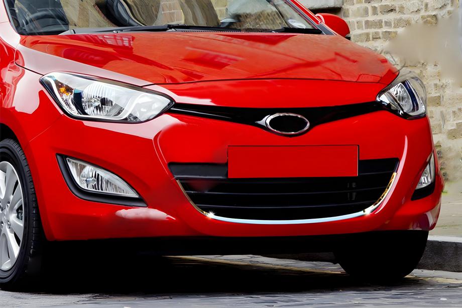 Hyundai I-20 2012–2014 Okvir za masko (nerjaveče jeklo) Image