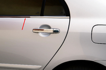 Toyota Verso 2009–2018 Zunanje obrobe stekel (4 kos, nerjaveče jeklo) fotografija 1