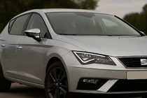 Seat Leon 2013–2020 Kromirani pokrovi ogledal (2 kosa, nerjavno jeklo) fotografija 1