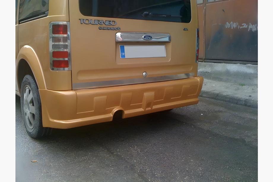 Ford Connect 2010–2013 Pokrovi zadnjih luči, različica št. 3 (2 kosa, nerjavno jeklo) Image