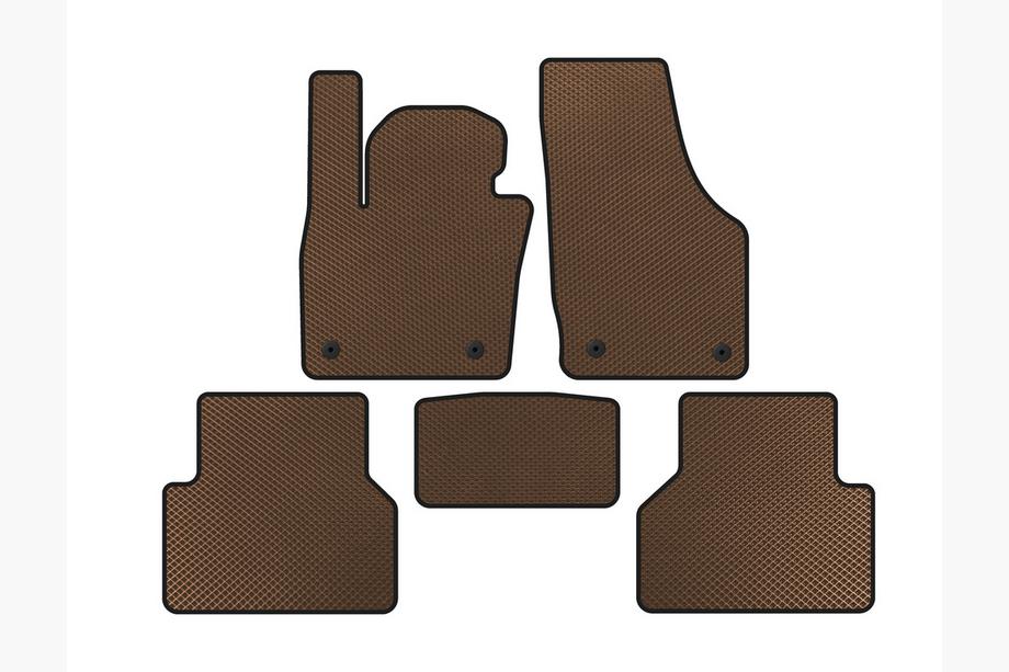 Audi Q3 2011–2019 EVA avto preproge (rjave) Image