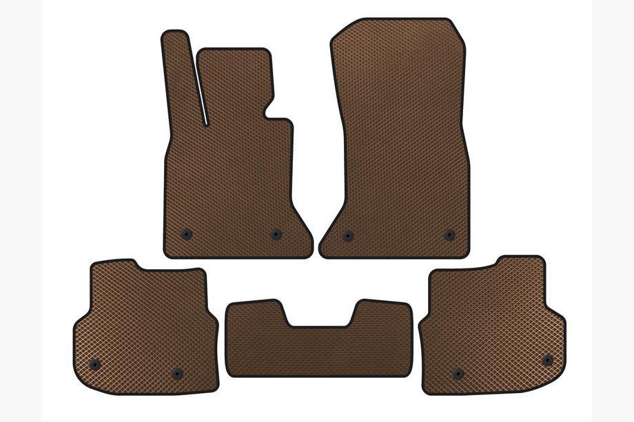 BMW serija 5 F10/F11 2010–2016 Avto preproge 2010-2013 (EVA, rjave) Image