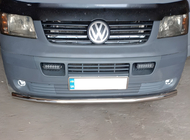 Volkswagen T5 Caravelle 2004–2010 Sprednji zaščitni lok, enojni (nerjaveče jeklo) fotografija 1