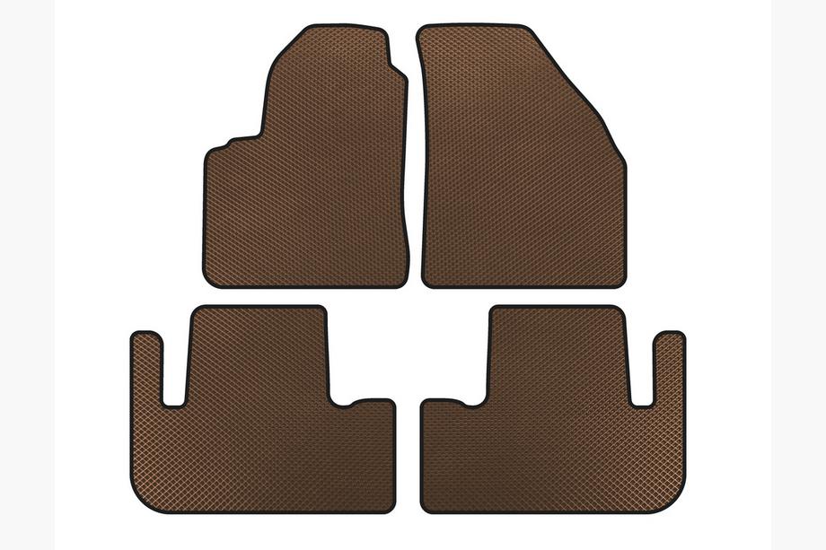 Chevrolet Tacuma/Rezzo 2000–2008 EVA avto preproge (rjave) Image