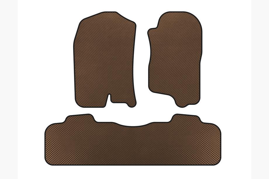 Chevrolet Tahoe 2007–2014 EVA preproge za kabino (2 vrsti, 2007-2014, Rjava) Image