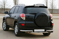 Toyota Rav 4 2006–2013 Okrasni pokrovi zadnjih luči 2006-2009 (2 kosa, nerjaveče jeklo) fotografija 1