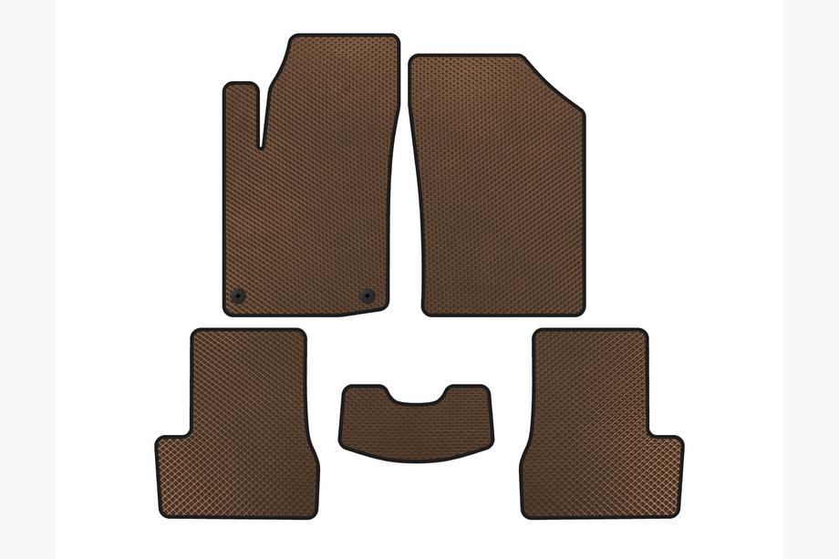 Citroen C-3 2009–2016 EVA avtomobilski tepihi za notranjost (HB, rjavi) Image