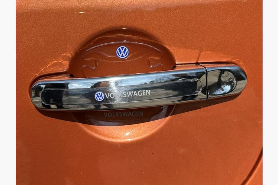Volkswagen Touran 2010–2015 Kromirane obloge kljuk vrat (4 kosi, nerjavno jeklo) Carmos - turško nerjaveče jeklo Fotografija 4
