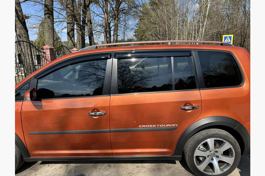 Volkswagen Touran 2010–2015 Kromirane obloge kljuk vrat (4 kosi, nerjavno jeklo) Carmos - turško nerjaveče jeklo Fotografija 6