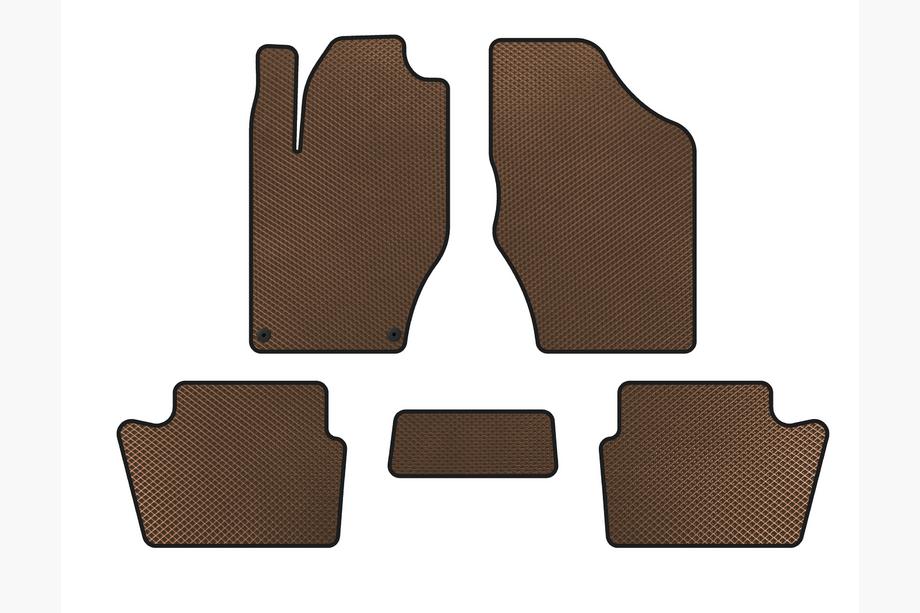Citroen DS-4 2010–2015 EVA preproge za avto (HB, pred prenovo, rjave) Image