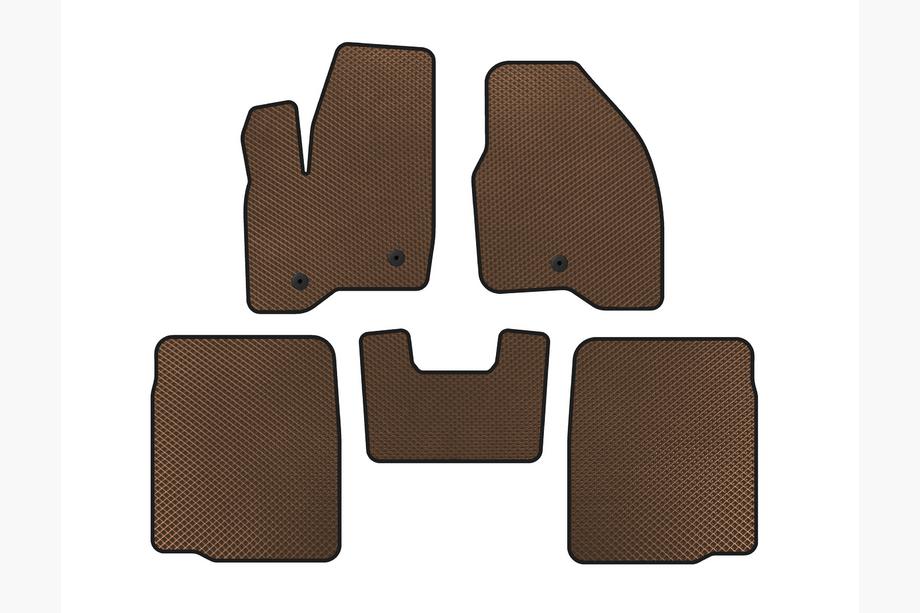 Ford Explorer 2011–2019 EVA tepihi (2 vrsti, 2011-2015, Rjava) Image