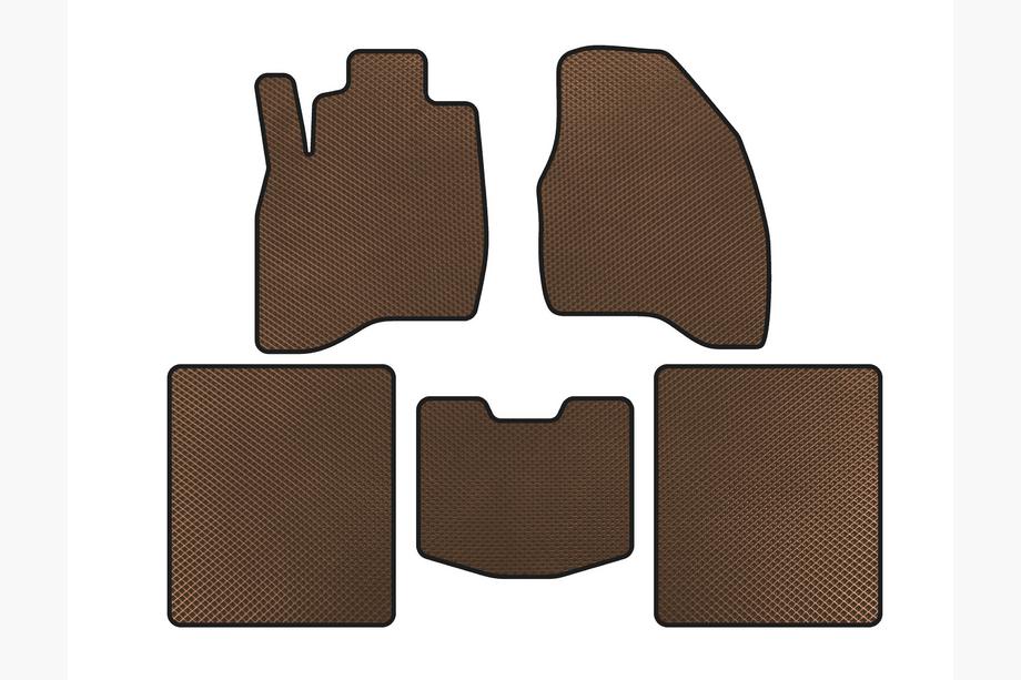 Ford Explorer 2011–2019 EVA tepihi za notranjost (2015-2019, 5-sedežni, Rjava) Image