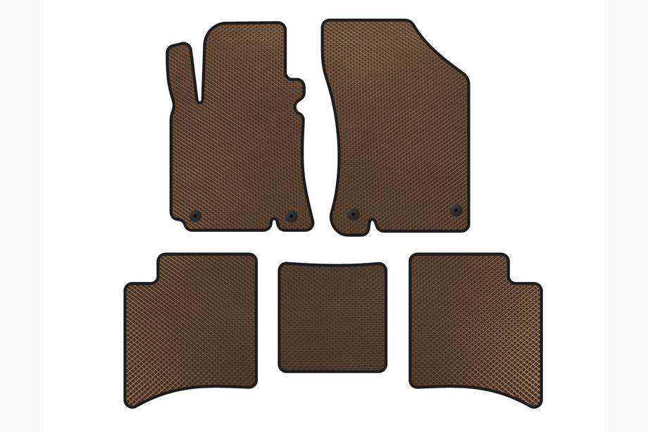 Geely MK Cross 2010–2016 EVA avto preproge (rjave) Image