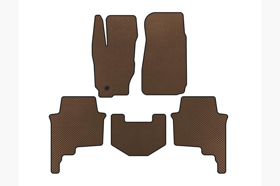 Jeep Commander 2005–2010 EVA avto preproge (rjave) Image