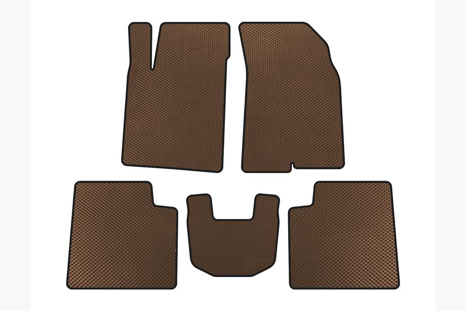 Kia Opirus 2003–2010 EVA avto preproge (rjave) Image