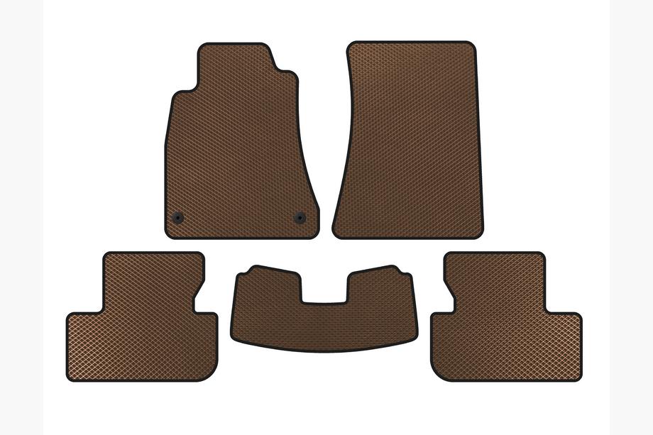 Lexus IS 2005–2013 EVA preproge za avto (limuzina, 2WD, rjave) Image
