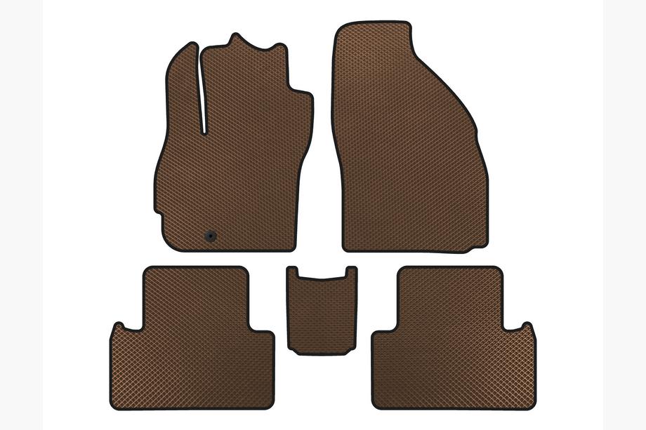 Mazda 5 2005–2009 EVA preproge za avto (2 vrsti, 7-sedežni, rjava) Image