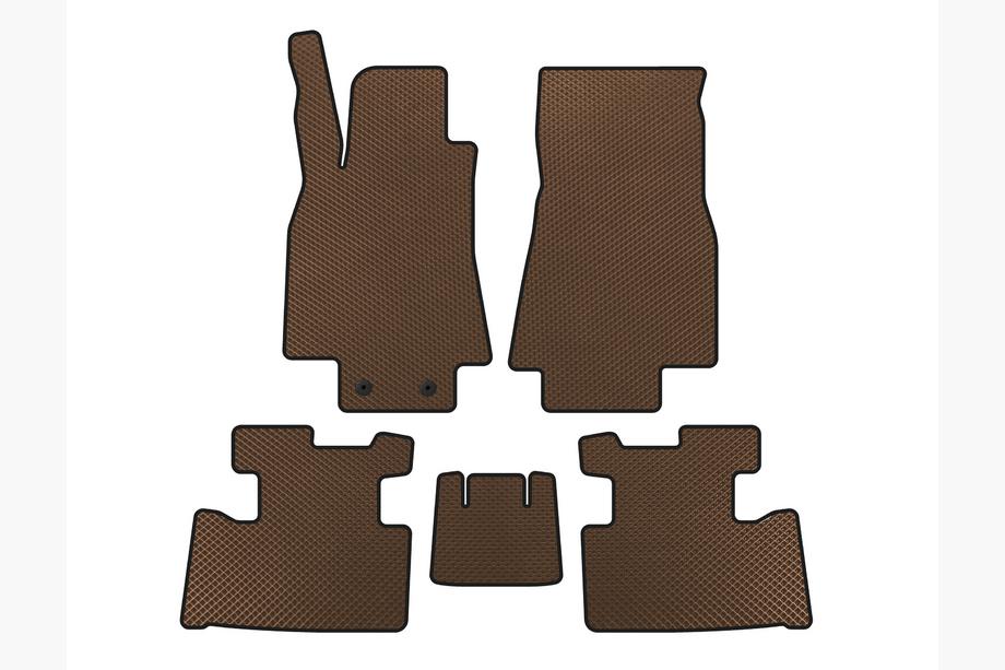 Mercedes A-class W169 2004–2012 EVA preproge za notranjost (2004-2008, HB, 5-vratni, Rjave) Fotografija 1