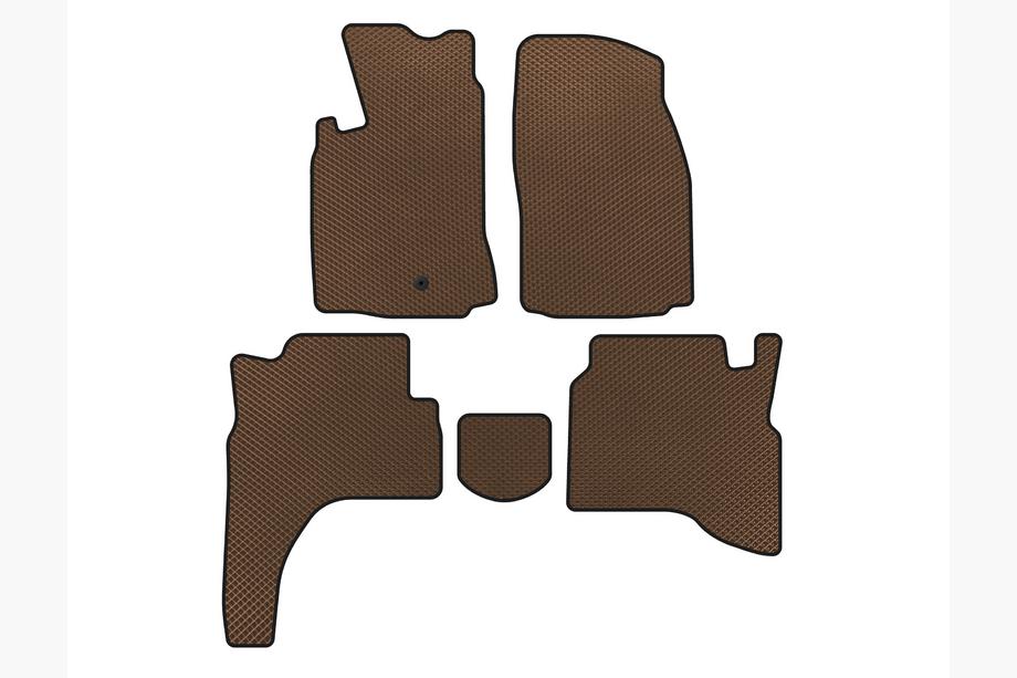 Mitsubishi Pajero Sport 1996–2007 EVA avto preproge (rjave) Image