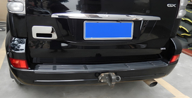 Toyota Land Cruiser Prado 120 2002–2009 Okrasna obloga ročaja prtljažnih vrat (nerjaveče jeklo) OmsaLine - italijansko nerjavno jeklo fotografija 4
