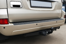 Toyota Land Cruiser Prado 120 2002–2009 Okrasna obloga ročaja prtljažnih vrat (nerjaveče jeklo) OmsaLine - italijansko nerjavno jeklo fotografija 1