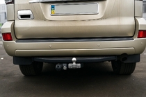 Toyota Land Cruiser Prado 120 2002–2009 Okrasna obloga ročaja prtljažnih vrat (nerjaveče jeklo) OmsaLine - italijansko nerjavno jeklo fotografija 3