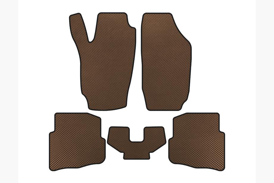 Seat Ibiza 2002–2009 EVA avto preproge (rjave) Image