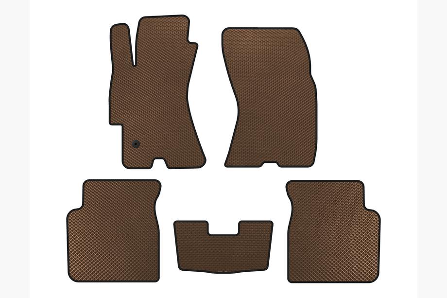 Subaru Outback 2005–2009 EVA avto preproge (rjave) Image