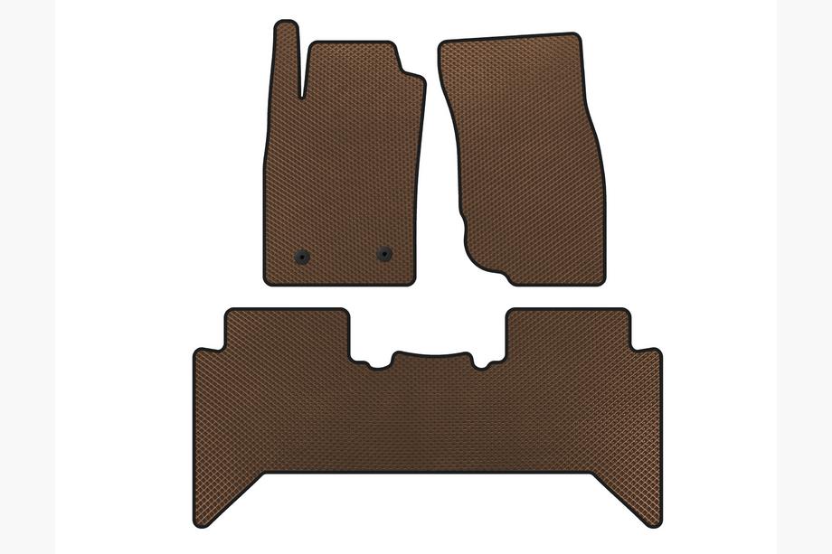 Toyota Hilux 2006–2015 EVA avtomobilske preproge V2 (Rjava) Image