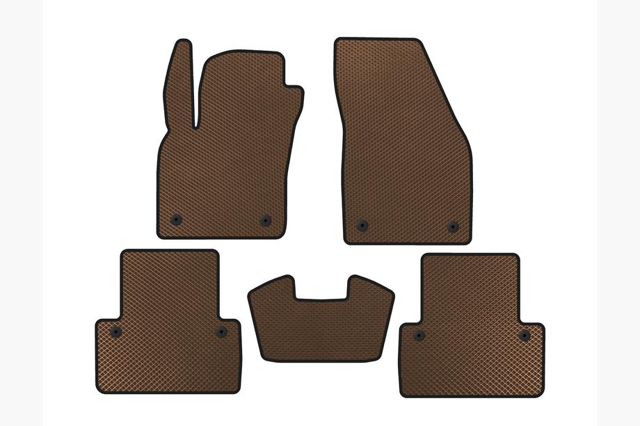 Volvo V50 2004–2012 EVA talne preproge za avto (2007-2012, SW, Rjava) Image